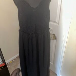 Torrid Black Sweetheart Maxi Sundress